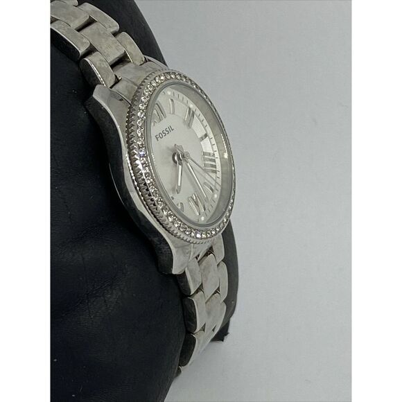 Fossil Cecile AM4576 Women Silver Stainless Steel Analog Dial Quartz Watch EY822 - Picture 5 of 12